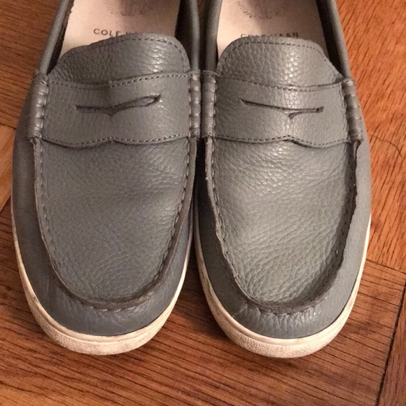 Cole Haan Grand.OS Grey Leather Loafer Size 8.5M - Picture 2 of 8